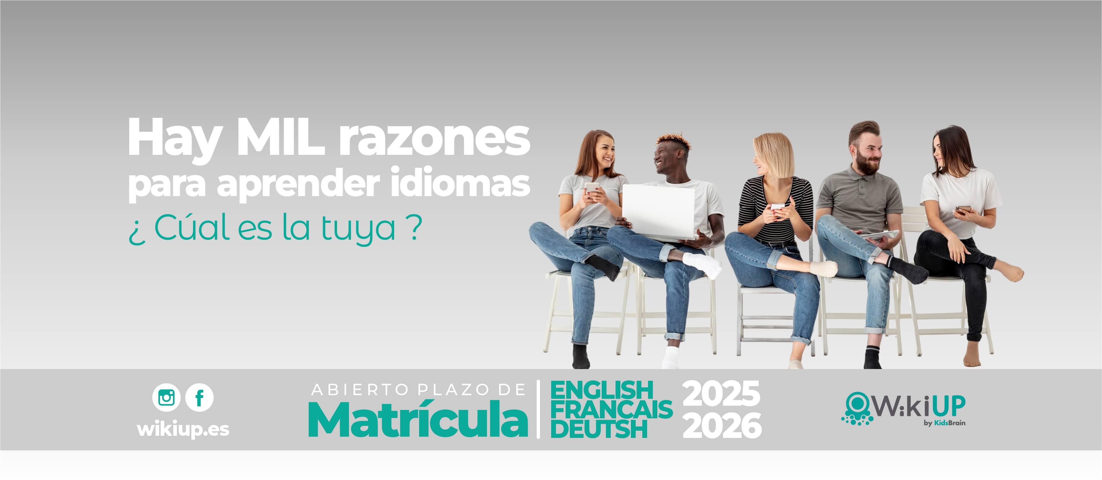 WIKI UP ESTUDIA INGLES MATRICULA GRATIS