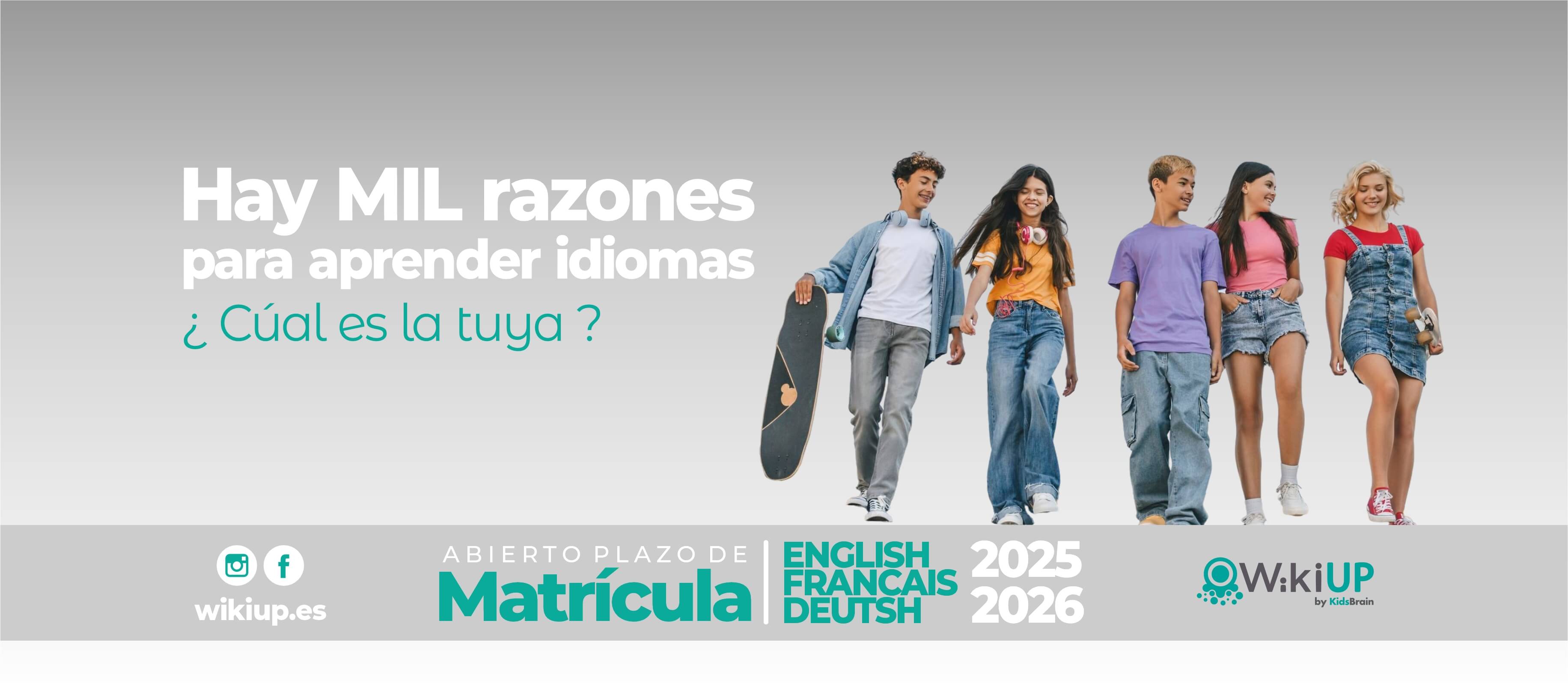 WIKI UP ESTUDIA INGLES MATRICULA GRATIS